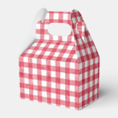 Ballotins Premier anniversaire cerise gingham de bébé (Arrière)