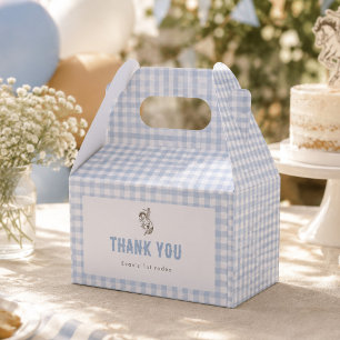 Ballotins Premier Anniversaire Cow-boy de Rodéo Bleu Gingham