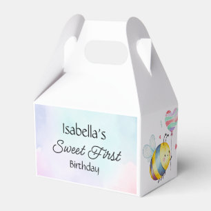 Ballotins Premier anniversaire de Sweet Bee personnalisé 