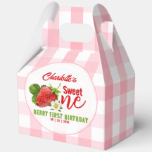 Premier anniversaire fraise