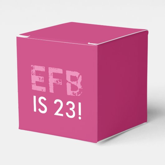 Ballotins Premier Ballotin d'anniversaire - rose (Verso)