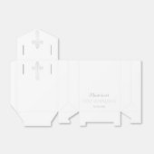 Ballotins Premier Ballotin de communion, Croix d'argent (Déplié)