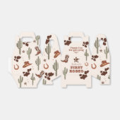 Ballotins Premier rodéo Cowboy Wild West fête d'anniversaire (Déplié)