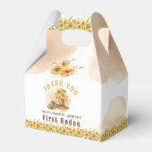 Ballotins Premier Rodéo Neutre Sud Cowboy Anniversaire Favor (Arrière)