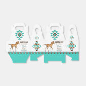 Ballotins Premier rodéo sud-ouest turquoise cheval de campag (Déplié)