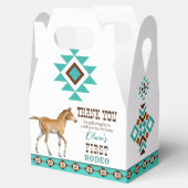 Ballotins Premier rodéo sud-ouest turquoise cheval de campag (Ouvert)