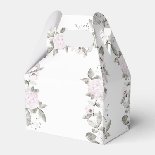 Ballotins Première communion fleurs pâles Ballotin (Arrière)