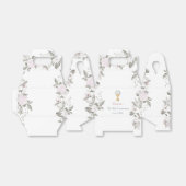 Ballotins Première communion fleurs pâles Ballotin (Déplié)