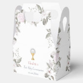 Ballotins Première communion fleurs pâles Ballotin (Ouvert)