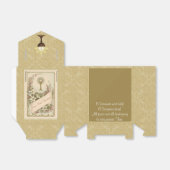 Ballotins Première Communion Vintage Eucharistie religieuse (Déplié)