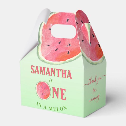 Ballotins Première Pastèque D'Anniversaire Dans Un Melon (Verso)