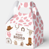 Ballotins Première Rodéo rose Fille Occidentale 1er annivers (Verso)