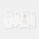 Ballotins Première Sainte Communion Boho Garland Ballotin (Déplié)