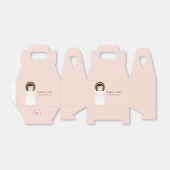 Ballotins Première Sainte Communion Brunette Girl (Déplié)