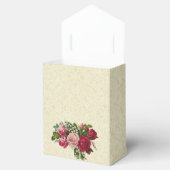 Ballotins Première Sainte Communion Croix Roses Ecru Dentell (Ouvert)