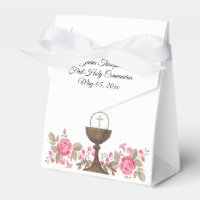 Première Sainte Communion Filles Roses traditionne