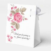 Ballotins Première Sainte Communion Filles Roses traditionne (Arrière)