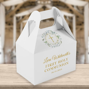 Ballotins Première Sainte Communion Guirlande de Laurier Écr