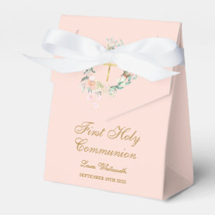 Ballotins Première Sainte Communion Roses Roses Fleurs Guirl