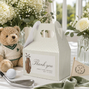 Ballotins Préparation Ourson en Peluche Golf Baby Shower Nou