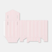 Ballotins Preppy côtière en bande rose (Déplié)