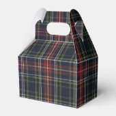 Ballotins Preppy Tartan Plaid Christmas Party Favor Boxes (Arrière)