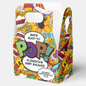 Ballotins Prêt à pop Baby shower amusant Comic Book (Ouvert)