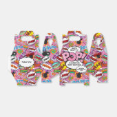 Ballotins Prêt à pop Baby shower rose Comic Book (Déplié)