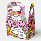 Ballotins Prêt à pop Baby shower rose Comic Book (Ouvert)