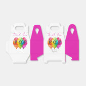 Ballotins Prêt à pop crème glacée Gradient Baby shower rose (Déplié)