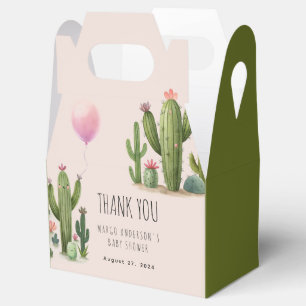 Ballotins Prêt pour la Pop Girl Balloon Cactus Baby shower v