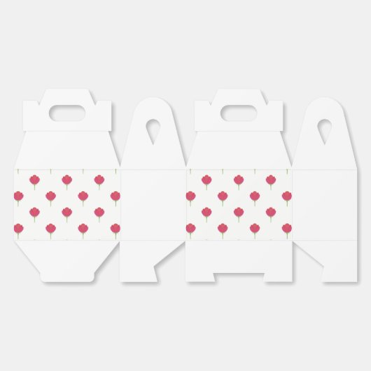 Ballotins Pretty lush pink tulips pattern (Déplié)