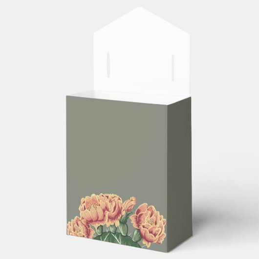 Ballotins Prickly Pear Desert Cactus Fleurs Mariage (Ouvert)