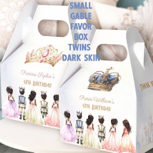Ballotins Prince Princess Twins Crown Royal Anniversaire