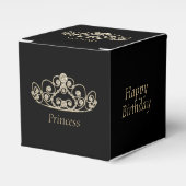 Ballotins Princess Birthday Design - Gold Tiara Crown (Verso)