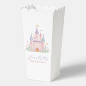 Ballotins Princess Birthday Enchanted Castle Popcorn  (Verso)