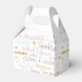 Ballotins PRINCESS Words Sympa Anniversaire Fête Favoriser B (Arrière)