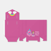 Ballotins Princesse Anniversaire Cute Custom Pink Party (Déplié)