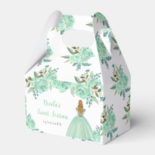 Ballotins Princesse aux Cheveux Blonds Fleur Menthe Florale