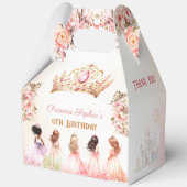 Ballotins Princesse Couronne rose or Floral Anniversaire Gra (Verso)