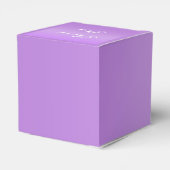 Ballotins Princesse ethnique Baby shower Lavande (Arrière)