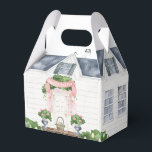 Ballotins Printemps | Bonne Pâques | Maison<br><div class="desc">Surprenez vos amis à la chasse aux oeufs de Pâques avec ce ballotin de la maison de printemps. Ce ballotin a une porte d'entrée aquarelle avec un panier de pâques sur le porche avant. L'arrière comporte quelques fenêtres ornées de roses d'escalades. Les couleurs utilisées sont le vert olive, le rose,...</div>