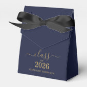Ballotins Promotion 2026 Diplômation Bleu Or Script (Verso)