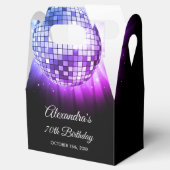 Ballotins Purple 70th Birthday Party 70's Disco Ball (Ouvert)