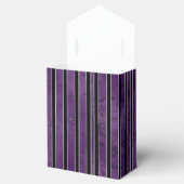 BALLOTINS PURPLE ARGENT ÉFFRAYANT HALLOWEEN STRIPES (Ouvert)
