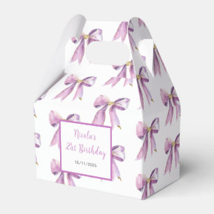 Ballotins Purple Coquette Bow fête d'anniversaire