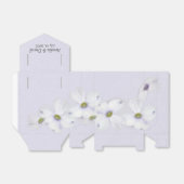 Ballotins Purple Cosmos Fleurs de Mariage (Déplié)