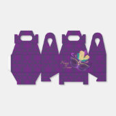 Ballotins Purple Damask Purim (Déplié)