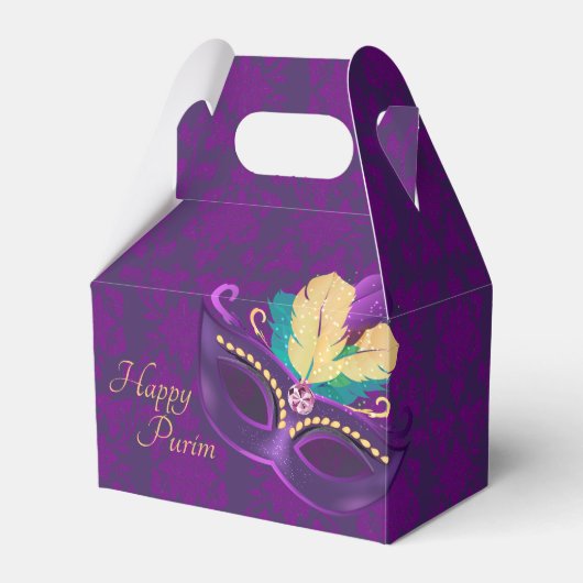 Ballotins Purple Damask Purim (Verso)
