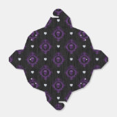 BALLOTINS PURPLE ÉFFRAYANT GOTHIC HALLOWEEN SKULLS (Déplié)